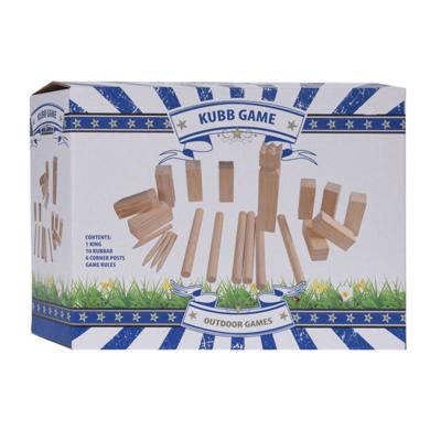 Kubb spel groot hout fsc