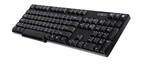 USB Wired Keyboard 104-keys, AZERTY Layout, Black, K-602