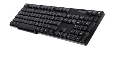 USB Wired Keyboard 104-keys, AZERTY Layout, Black, K-602