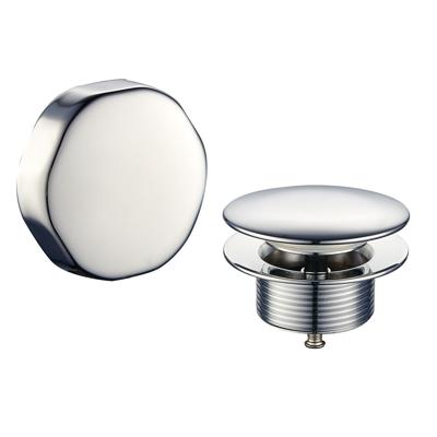 Wiesbaden knop/plug badoverloopcomb. chroom Wiesbaden knop/plug badoverloopcomb. chroom