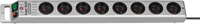 Brennenstuhl Super-Solid Line stekkerdoos | 8-voudig | Zilver | 2,5m H05VV-F 3G1,5 | FR - 1153344118