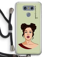 Pop-Art Creator: LG G6 Transparant Hoesje met koord