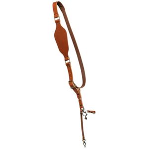 The Hantler Camera Shoulder strap Cognac / Brass, Large
