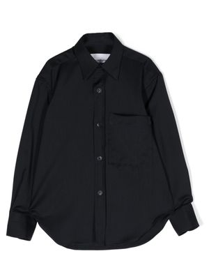 Costumein chemise boutonnée à manches longues - Bleu