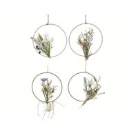 Hanger gedroogde bloemen