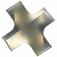 Deksel voor kruisstuk kabelgoot 150mm zwart structuur poedercoating