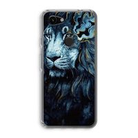 Darkness Lion: Google Pixel 3a Transparant Hoesje