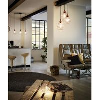 EGLO Tarbes hangende plafondverlichting Flexibele montage E27 Zwart, Koper - thumbnail