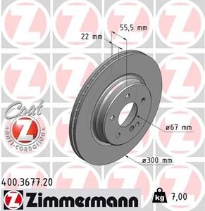 Remschijf Coat Z 400367720