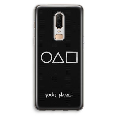 Squid Game: OnePlus 6 Transparant Hoesje