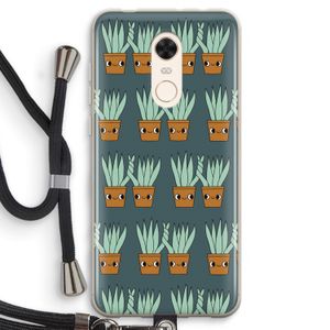 Sansevieria: Xiaomi Redmi 5 Transparant Hoesje met koord