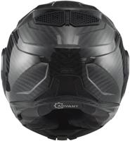 LS2 opklaphelm "ff901 advant x carbon solid" helmet ff901 adv. x carb.solid l black