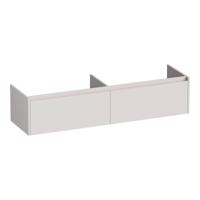 Brauer Embrace - Onderkast - 160 cm - met 2 Softclose Lades Greeploos en 2 Sifon Uitsparingen - Mat Zand