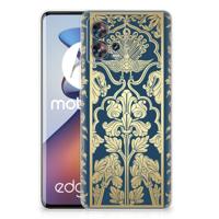 Motorola Edge 30 Fusion | TPU Case | Beige Flowers