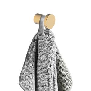 Handdoek haak Alonzo | Wandmontage | 2.5 cm | Enkel haaks | Messing geborsteld