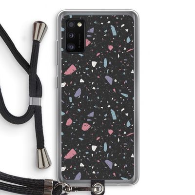 Terrazzo N°16: Samsung Galaxy A41 Transparant Hoesje met koord