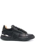 Philipp Plein baskets à ornements de strass - Noir - thumbnail