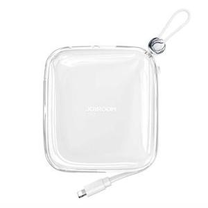 Joyroom Jelly JR-L005 Lightning Power Bank 10000mAh - USB-C, USB-A poorten - Wit