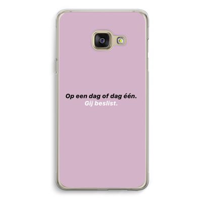 gij beslist: Samsung A3 (2017) Transparant Hoesje