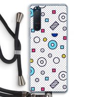 8-bit N°9: Sony Xperia 5 II Transparant Hoesje met koord