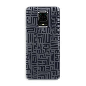 Moroccan Print: Xiaomi Redmi Note 9 Pro Transparant Hoesje