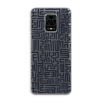 Moroccan Print: Xiaomi Redmi Note 9 Pro Transparant Hoesje