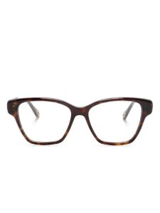 Chloé Eyewear lunettes de vue rectangulaires Gayia - Marron