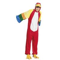 Papegaai verkleedkleding - kinderen - polyester - dierenpak - Carnavalskleding - papegaaienpak