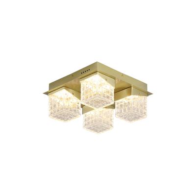 Searchlight Design plafondlampCuboid 4-lichts goud - 33640-4SB