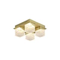 Searchlight Design plafondlampCuboid 4-lichts goud - 33640-4SB