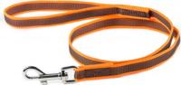 Antislip Hondenriem - 20mm x 1,2m - Met handvat - Oranje