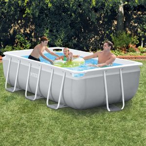 Intex Frame Pool Set Prisma Quadra 300 x 175 x 80cm zwembad Filterelement ECO 604G