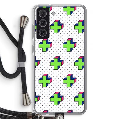 8-bit N°10: Samsung Galaxy S21 FE Transparant Hoesje met koord