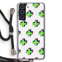 8-bit N°10: Samsung Galaxy S21 FE Transparant Hoesje met koord