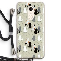 Katten: Xiaomi Redmi 5 Transparant Hoesje met koord