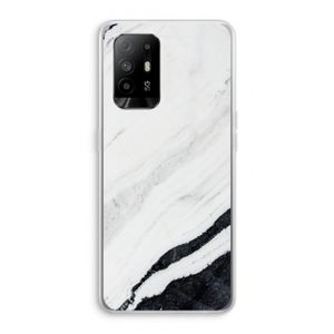 Elegante marmer: Oppo A95 5G Transparant Hoesje