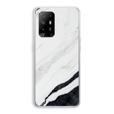 Elegante marmer: Oppo A95 5G Transparant Hoesje
