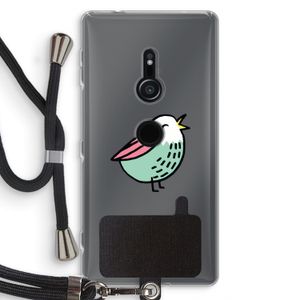 Birdy: Sony Xperia XZ2 Transparant Hoesje met koord