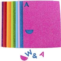 Creativ Company Foam vellen, afm 14x25 cm, dikte 2 mm, kleurrijk, 12 vel/ 1 doos