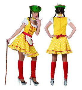 Tiroler outfit babet geel