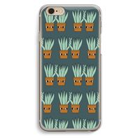 Sansevieria: iPhone 6 / 6S Transparant Hoesje - thumbnail