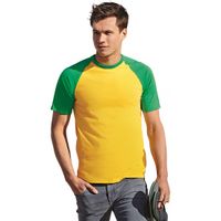 Baseball t-shirt Brazilie voor mannen 2XL  -