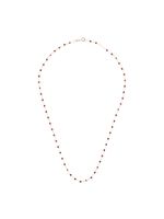 Gigi Clozeau collier en or 18ct à détails de perles - Rouge