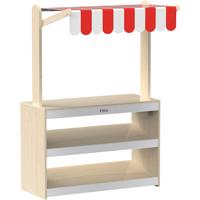 VIGA voedselkraampje met luifel, h: 122 cm, l: 80, b: 44 cm, 1 stuk