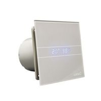 Badkamer Ventilator Cata E-100 GBTH Timer En Vochtsensor 100 mm 4W/8W Zilver - thumbnail