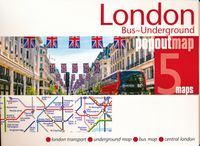 Stadsplattegrond Popout Map Londen London Bus Underground | Compass Maps - thumbnail