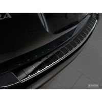 Zwart RVS Bumper beschermer passend voor Opel Zafira C Tourer 2012-2016 & Facelift 2016- 'Ribs' AV245212