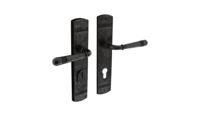 Intersteel achterdeurbeslag Helena PC72mm met kerntrekbeveiliging - oud grijs