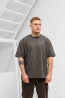 Cou7ure Essentials Classic Logo T-Shirt Heren Donkergrijs - Maat S - Kleur: Donkergrijs | Soccerfanshop