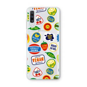Fruitsticker: Samsung Galaxy A70 Transparant Hoesje